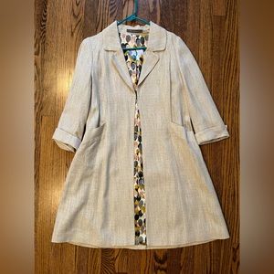 NWOT Boden Limited Edition - Gold Swing Coat - Size US10